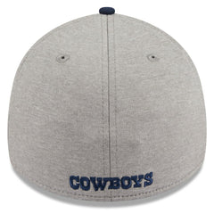 Dallas Cowboys New Era Stripe 39THIRTY Flex Hat - Heather Silver outlet