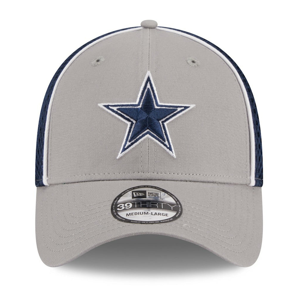 Dallas Cowboys New Era Pipe 39THIRTY Flex Hat - Gray on sale