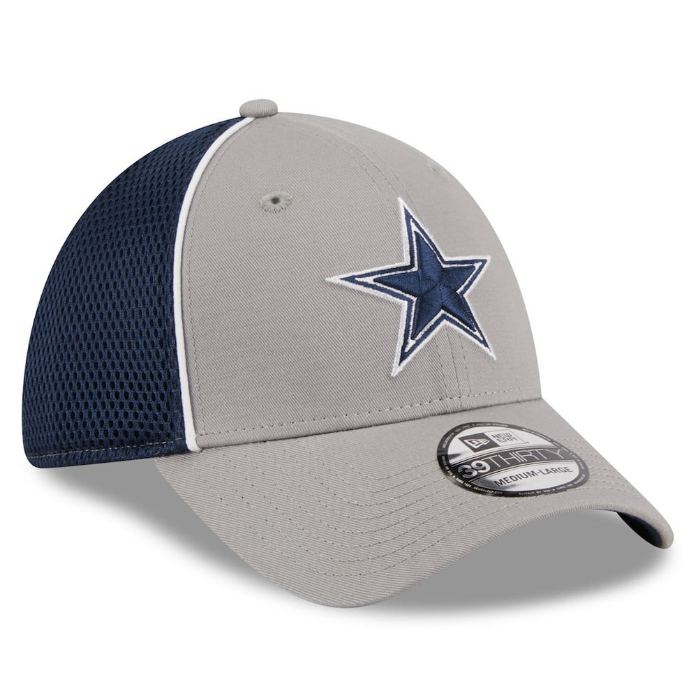 Dallas Cowboys New Era Pipe 39THIRTY Flex Hat - Gray on sale