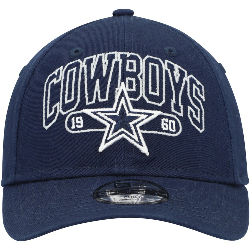 Dallas Cowboys New Era Preschool Outline 9FORTY Adjustable Hat - Navy for sale