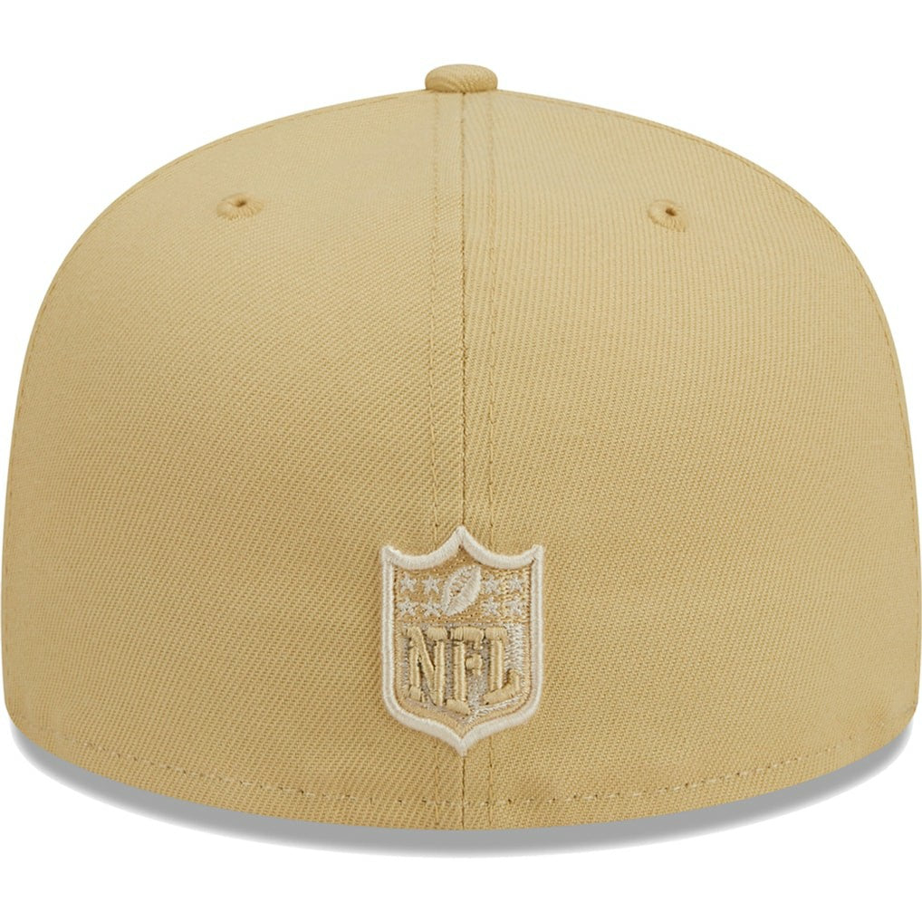 Las Vegas Raiders New Era Raffia Front 59FIFTY Fitted Hat - Khaki online