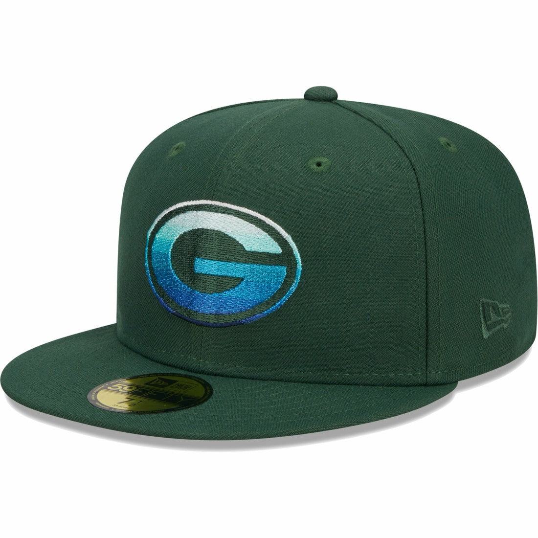 Green Bay Packers New Era Gradient 59FIFTY Fitted Hat - Green online