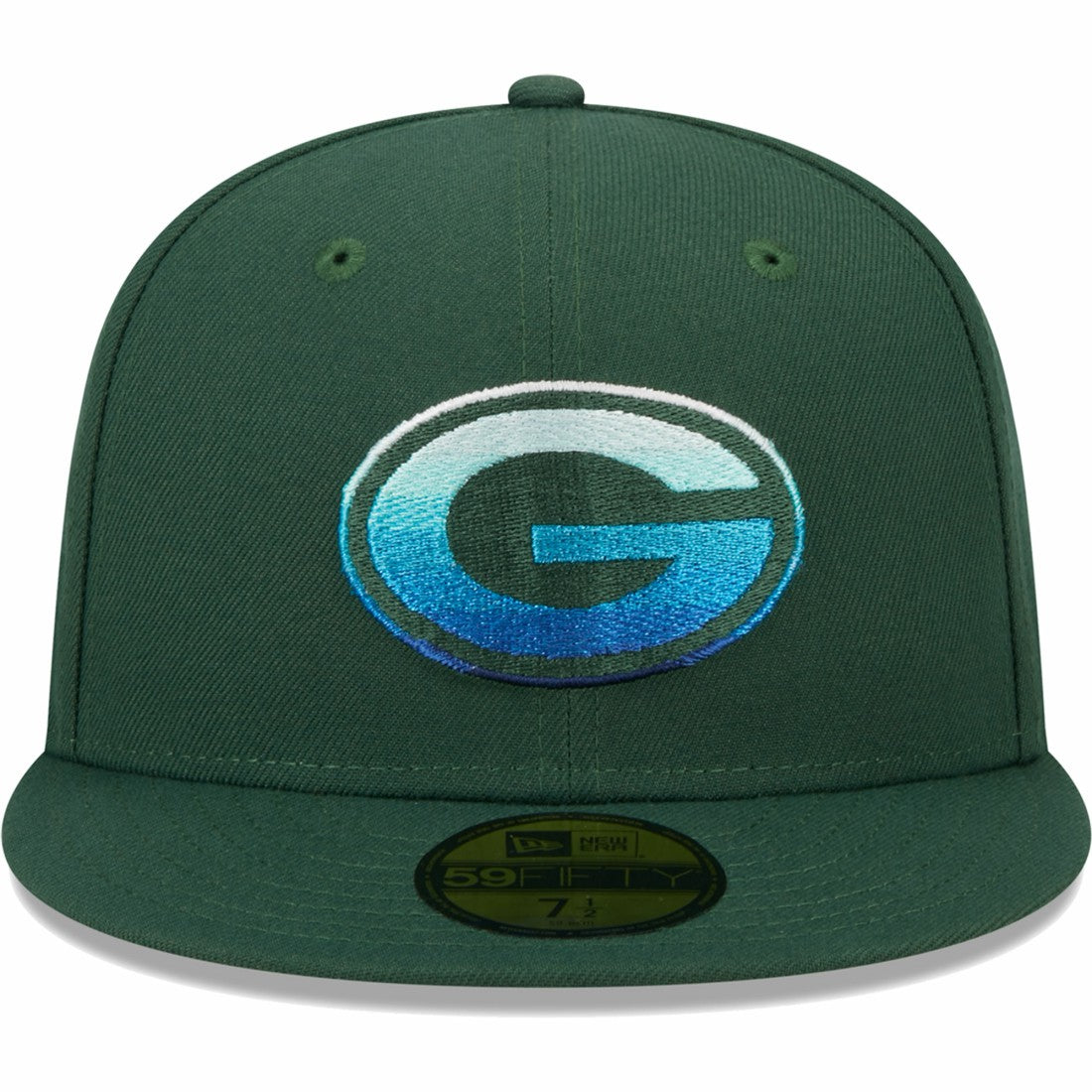 Green Bay Packers New Era Gradient 59FIFTY Fitted Hat - Green online