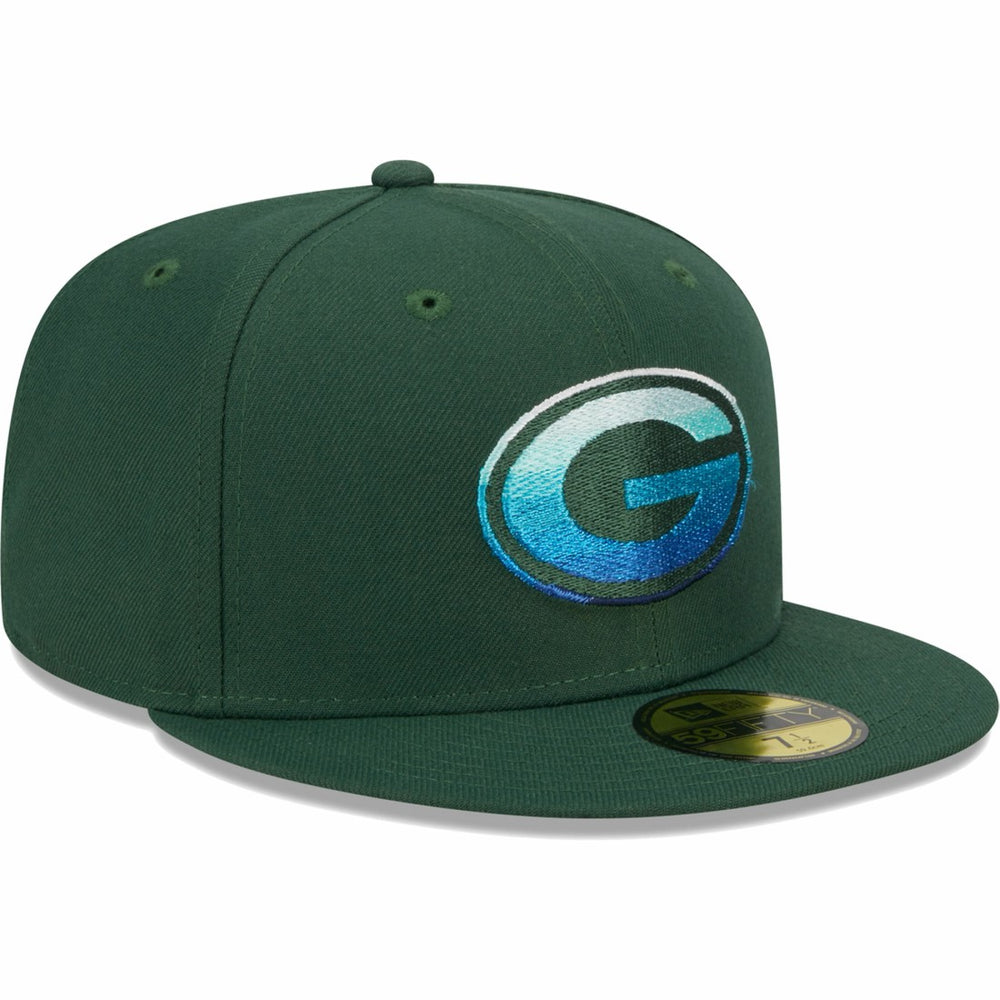 Green Bay Packers New Era Gradient 59FIFTY Fitted Hat - Green online