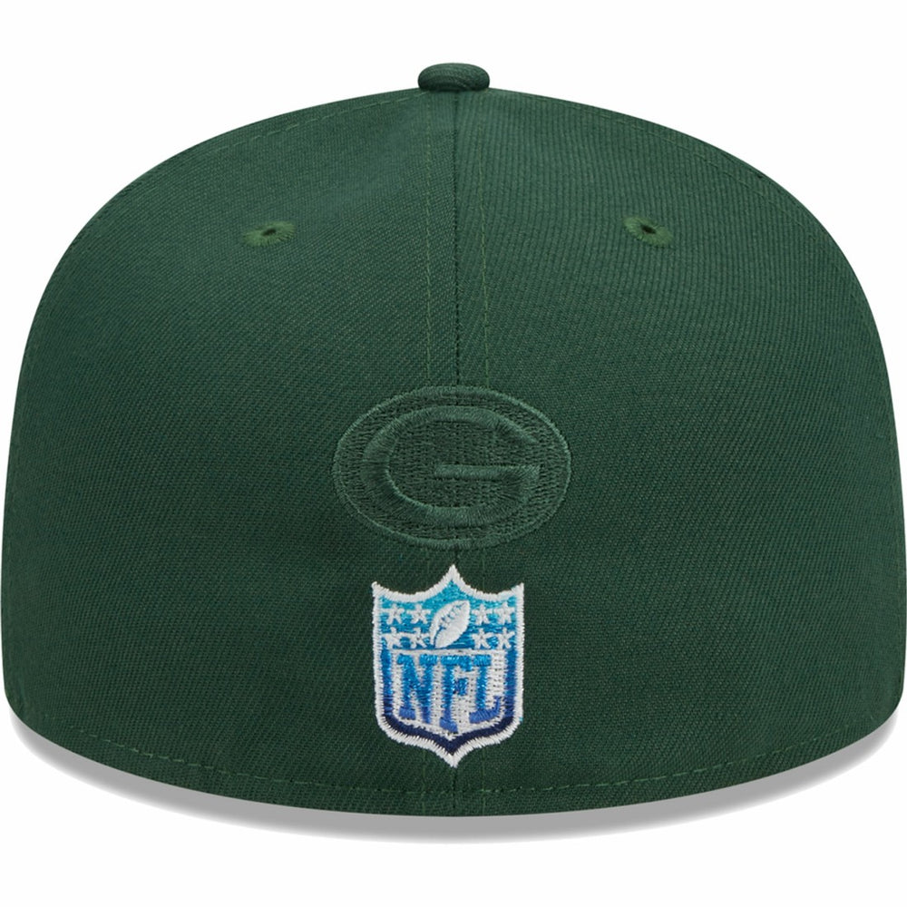 Green Bay Packers New Era Gradient 59FIFTY Fitted Hat - Green online