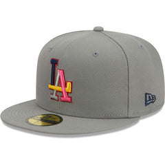 Los Angeles Dodgers Color Pack 59FIFTY Fitted Hat Gray
