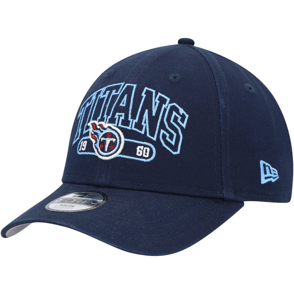 Tennessee Titans New Era Youth Outline 9FORTY Adjustable Hat - Navy outlet