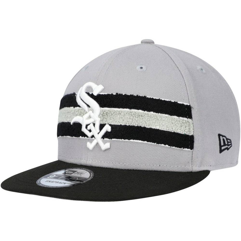 Chicago White Sox Band 9FIFTY Snapback Hat Gray/Black