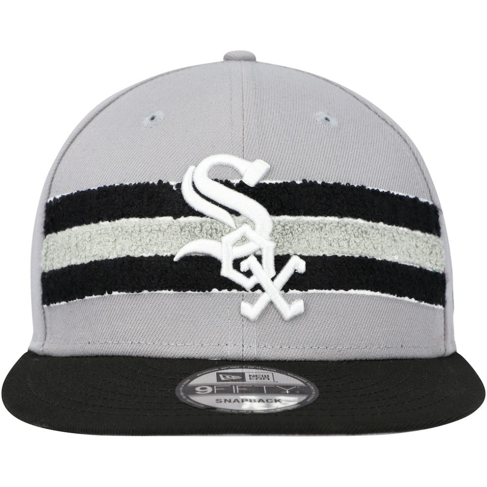 Chicago White Sox Band 9FIFTY Snapback Hat Gray/Black