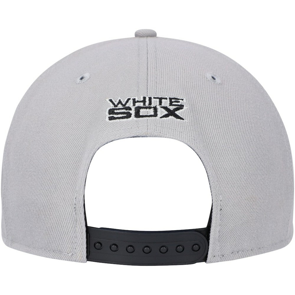 Chicago White Sox Band 9FIFTY Snapback Hat Gray/Black
