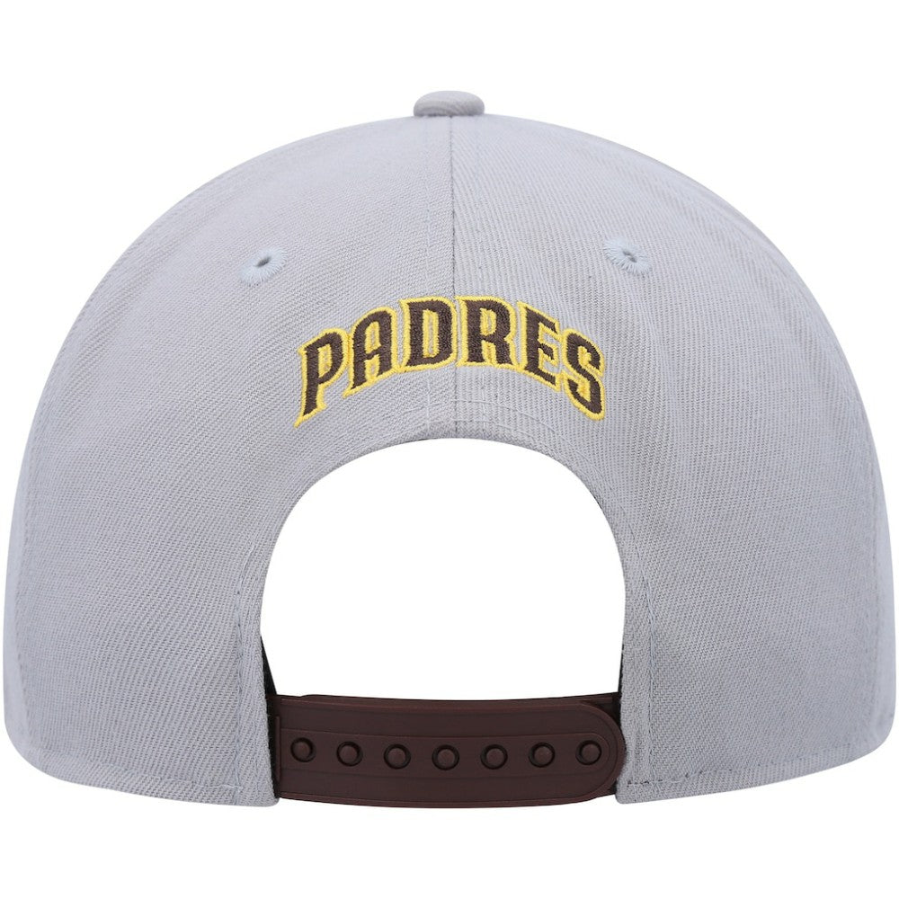San Diego Padres Band 9FIFTY Snapback Hat Gray/Brown