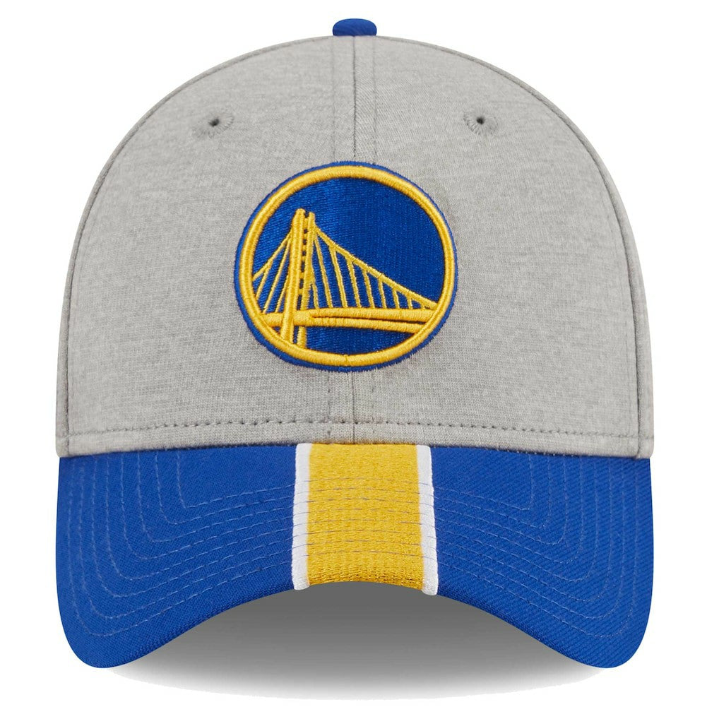 Golden State Warriors Striped 39THIRTY Flex Hat sale - Gray/Royal shop