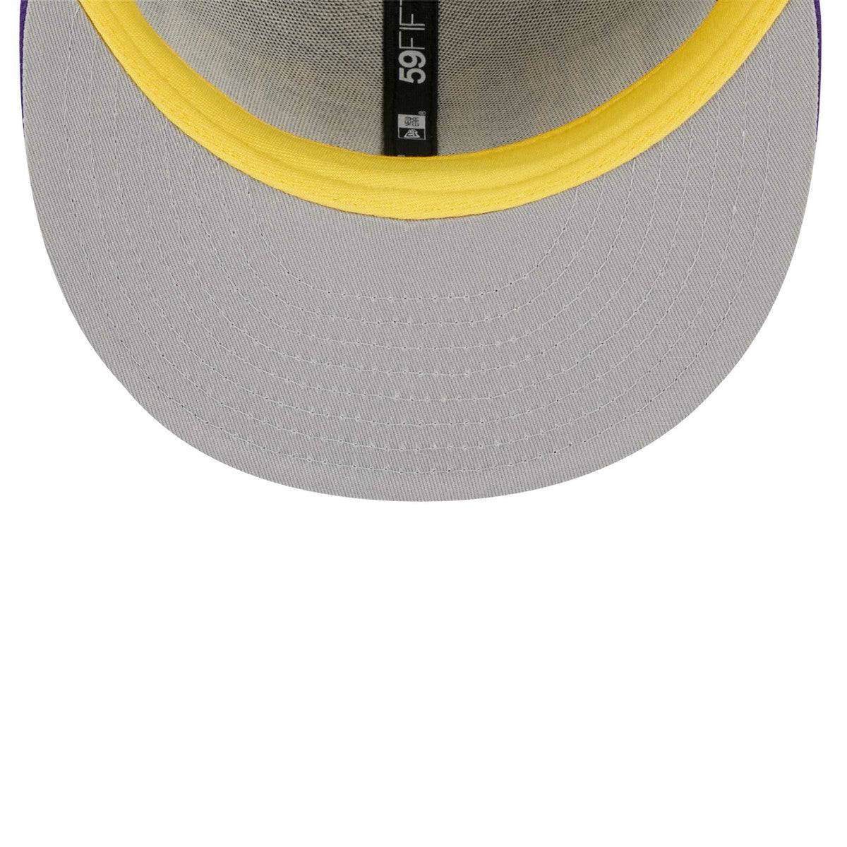 Los Angeles Lakers Big Arch Text 59FIFTY Fitted Hat - Purple on sale