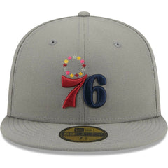 Philadelphia 76ers Color Pack 59FIFTY Fitted Hat - Gray discount