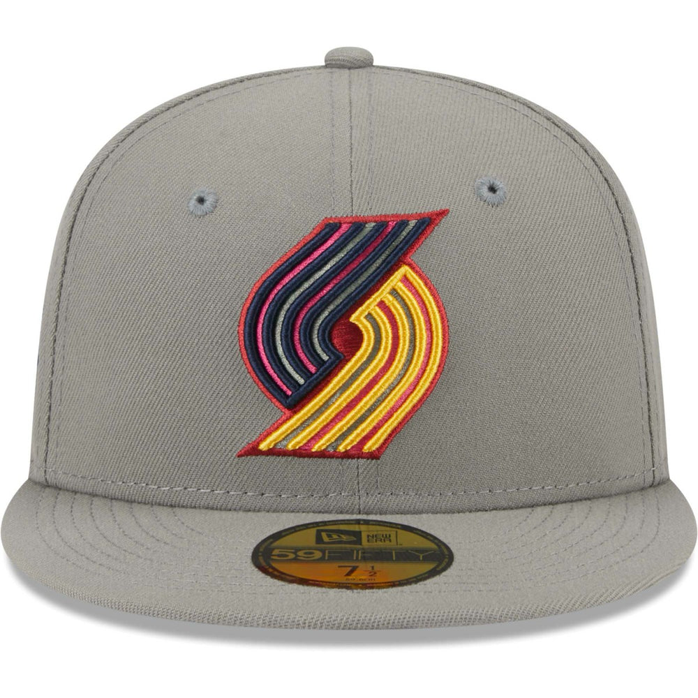 Portland Trail Blazers Color Pack 59FIFTY Fitted Hat - Gray discount