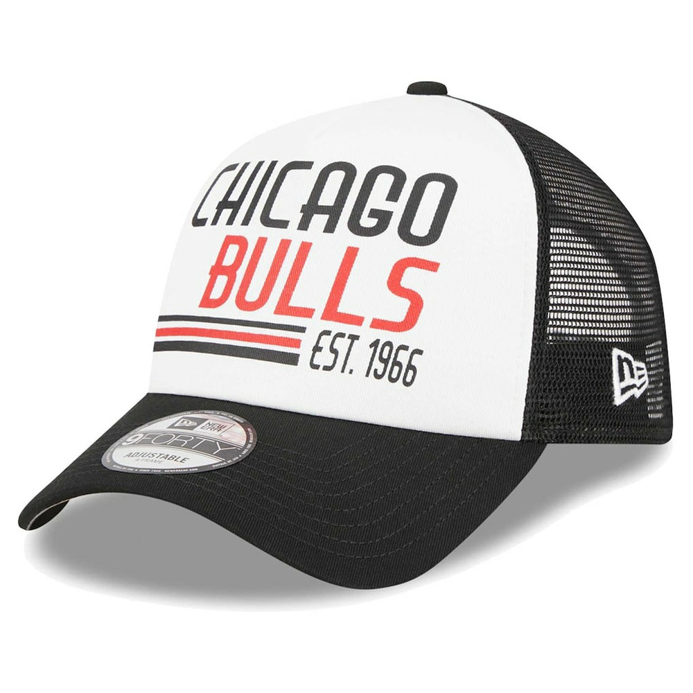 Chicago Bulls Lift Pass Foam Front Trucker 9FORTY Adjustable Hat - White online