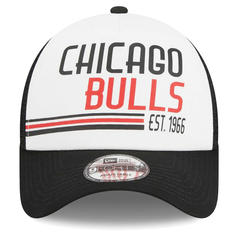Chicago Bulls Lift Pass Foam Front Trucker 9FORTY Adjustable Hat - White online