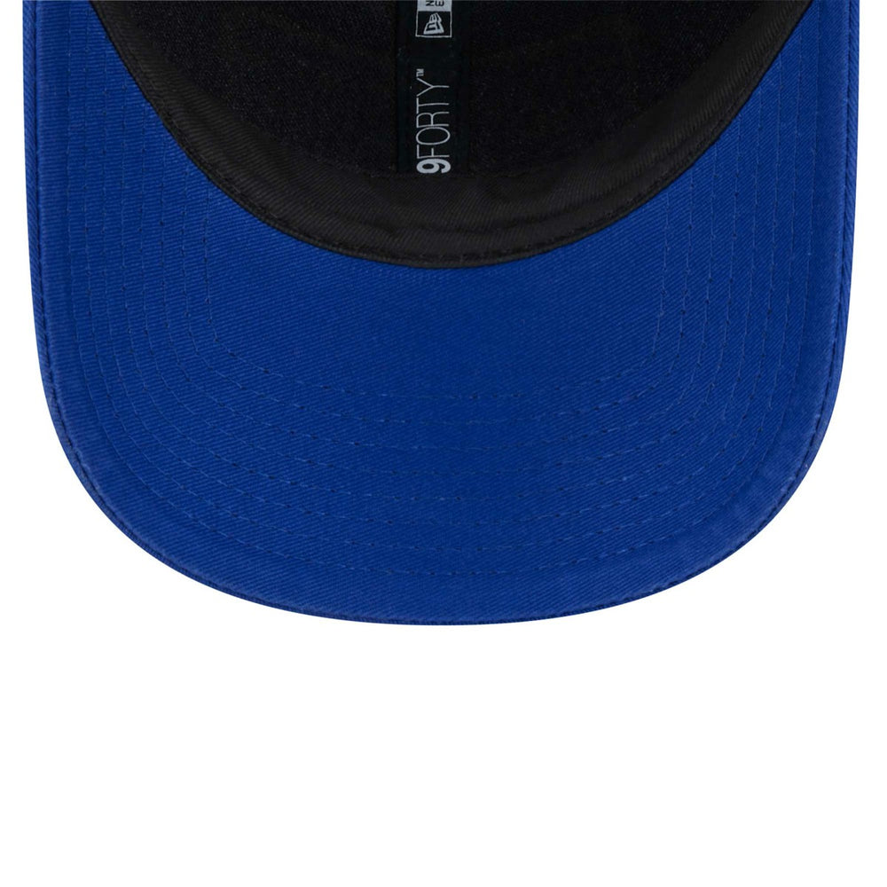 Golden State Warriors Plate Oversized Patch Trucker 9FORTY Adjustable Hat sale - Royal outlet