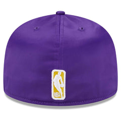 Los Angeles Lakers Throwback Satin 59FIFTY Fitted Hat - White online