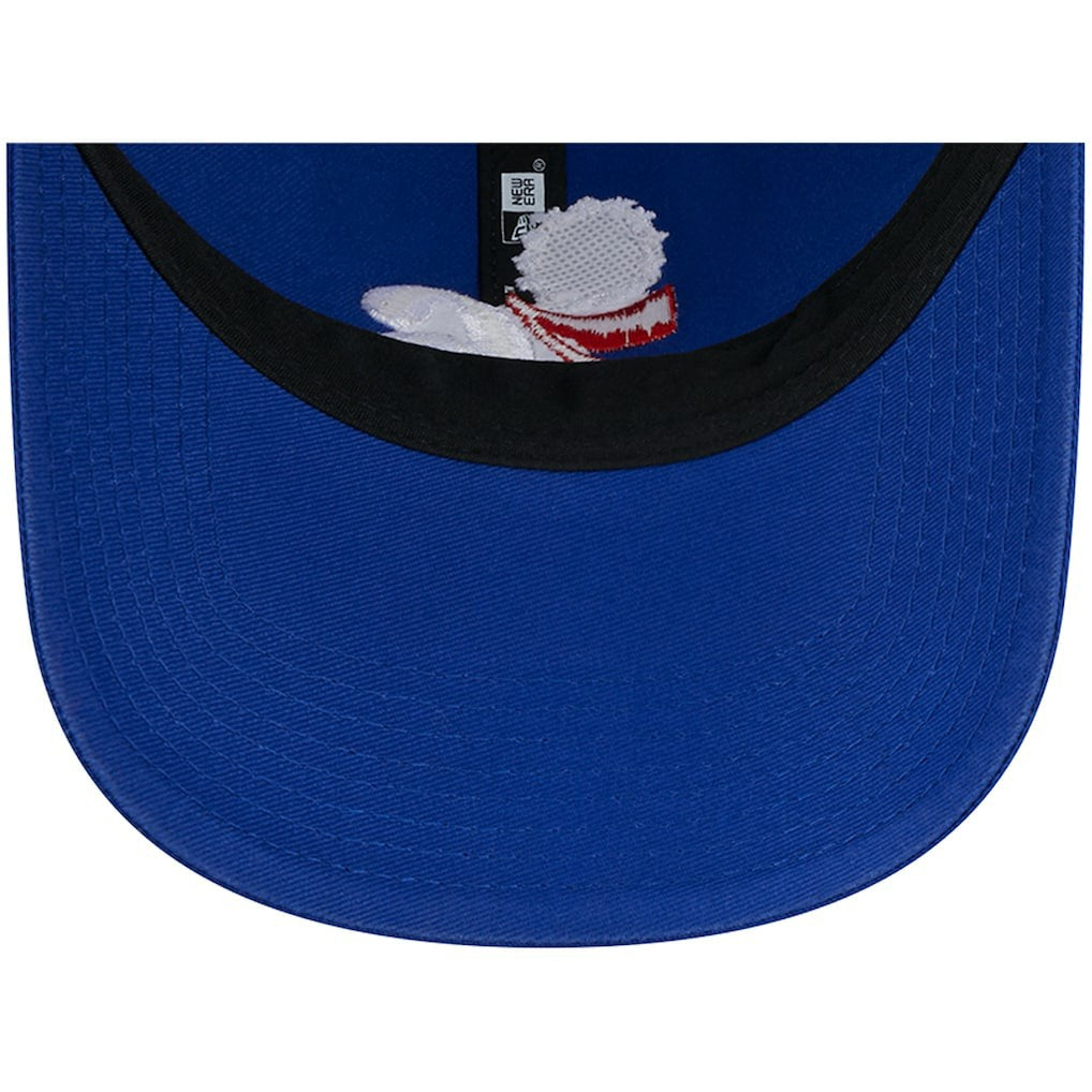 Philadelphia 76ers Distinct Side Patch Trucker 9TWENTY Adjustable Hat - Royal sale