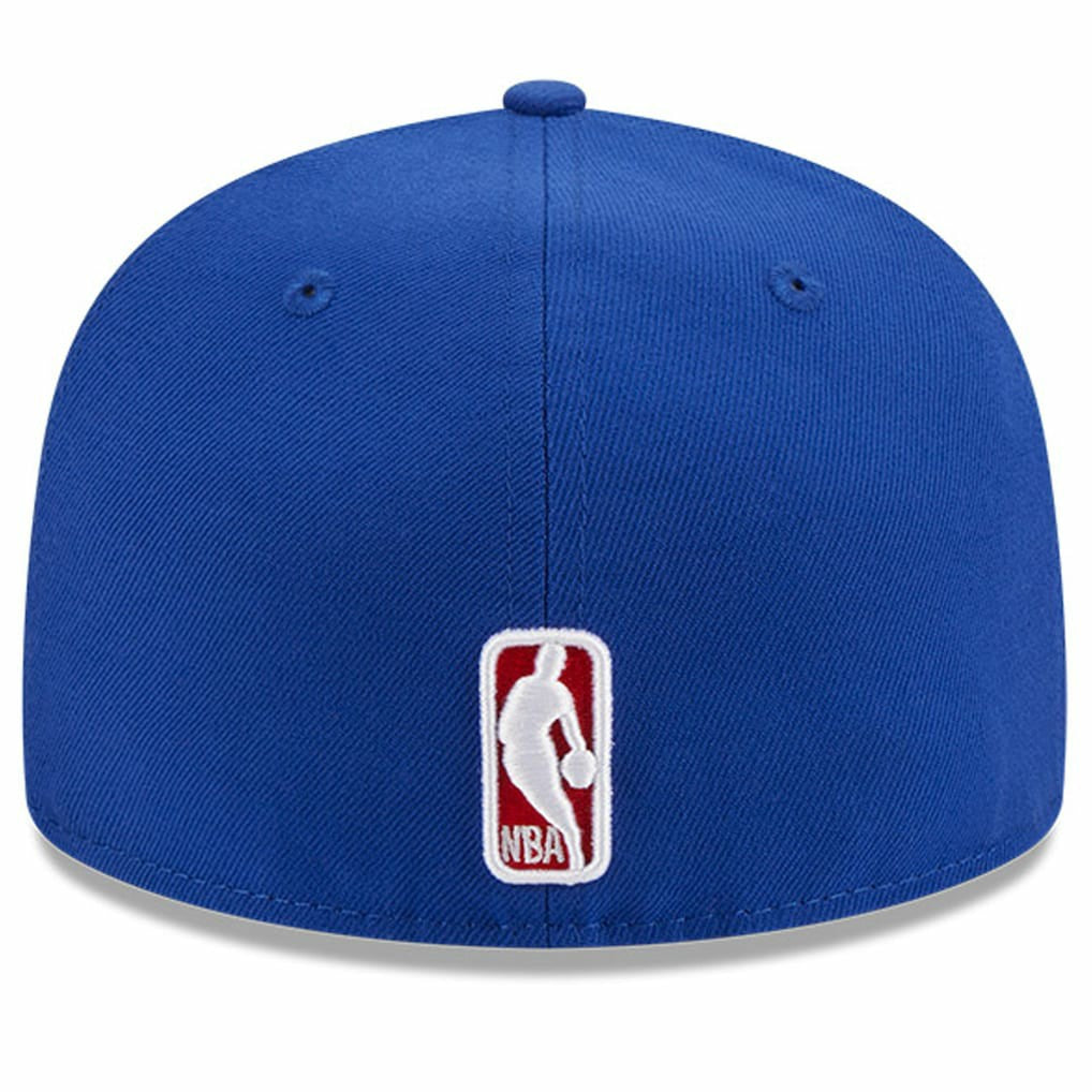 Philadelphia 76ers Chainstitch Logo Pin 59FIFTY Fitted Hat - Royal on sale