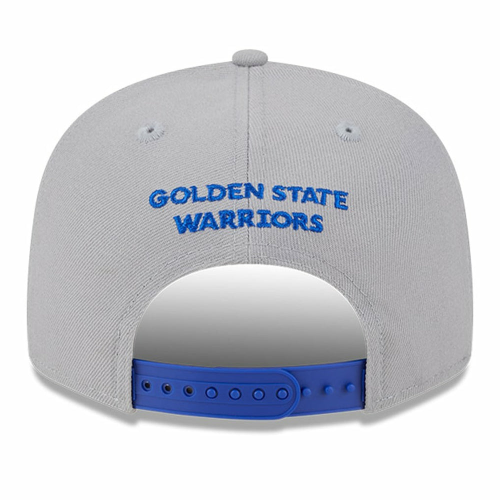 Golden State Warriors Chenille Band 9FIFTY Snapback Hat sale - Gray discount