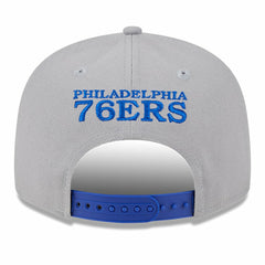 Philadelphia 76ers Chenille Band 9FIFTY Snapback Hat - Gray online