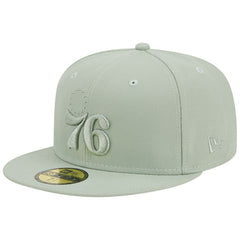 Philadelphia 76ers Sage Color Pack 59FIFTY Fitted Hat - Light Green cheap