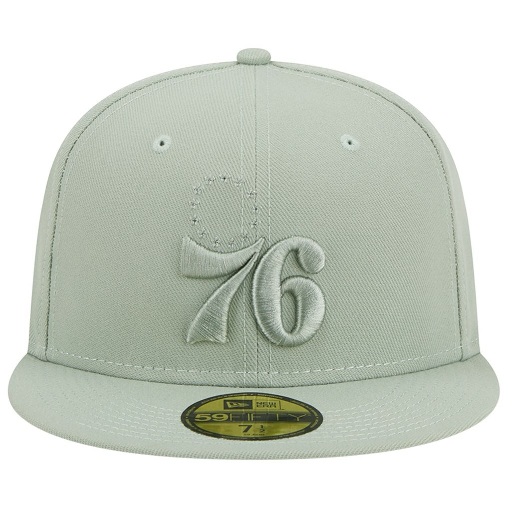 Philadelphia 76ers Sage Color Pack 59FIFTY Fitted Hat - Light Green cheap