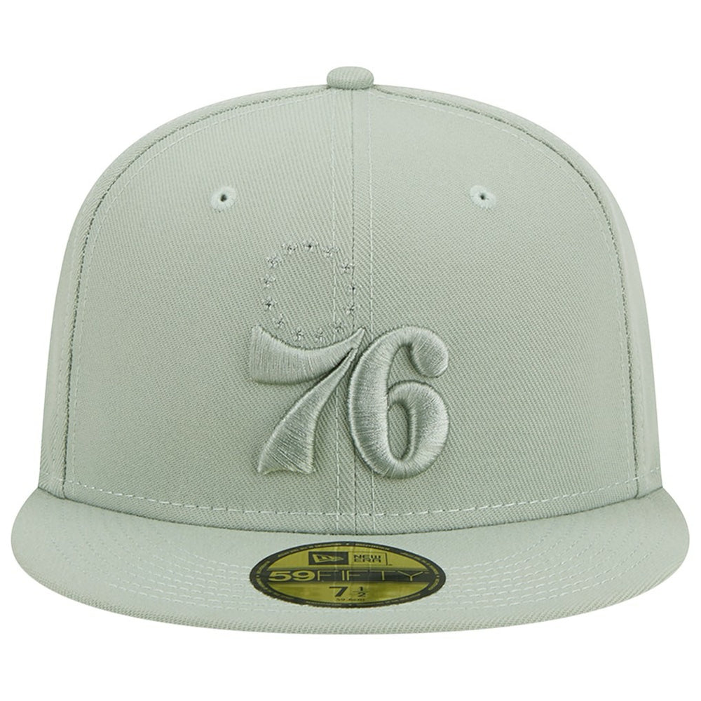 Philadelphia 76ers Sage Color Pack 59FIFTY Fitted Hat - Light Green cheap