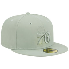 Philadelphia 76ers Sage Color Pack 59FIFTY Fitted Hat - Light Green cheap