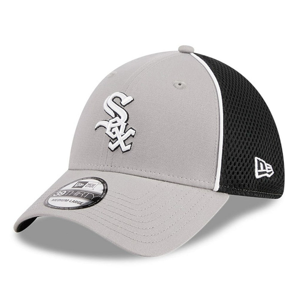 Chicago White Sox Pipe 39THIRTY Flex Hat Gray