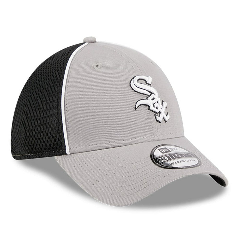 Chicago White Sox Pipe 39THIRTY Flex Hat Gray