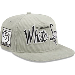 Chicago White Sox Corduroy Golfer Adjustable Hat Gray