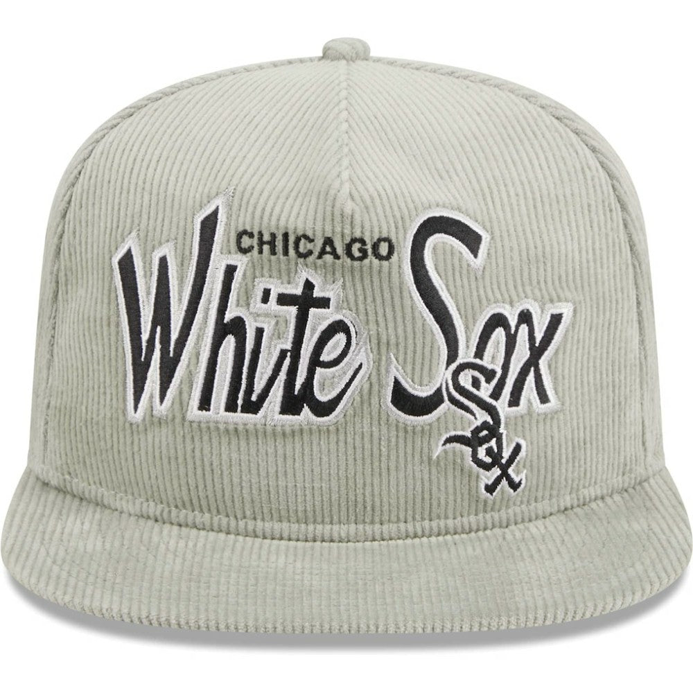 Chicago White Sox Corduroy Golfer Adjustable Hat Gray