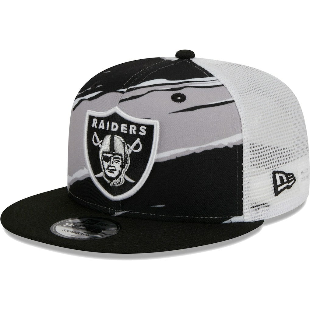 Las Vegas Raiders New Era Tear Trucker 9FIFTY Snapback Hat - Black outlet
