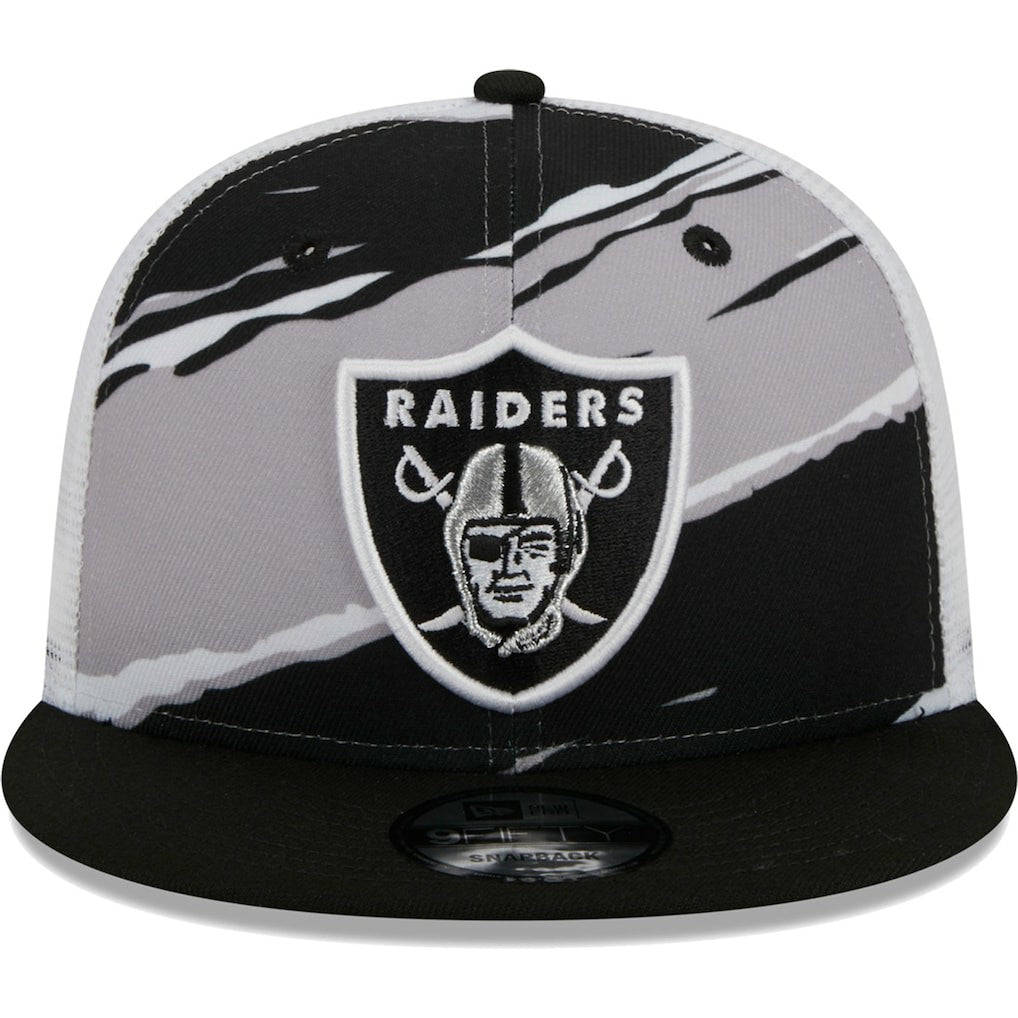 Las Vegas Raiders New Era Tear Trucker 9FIFTY Snapback Hat - Black outlet