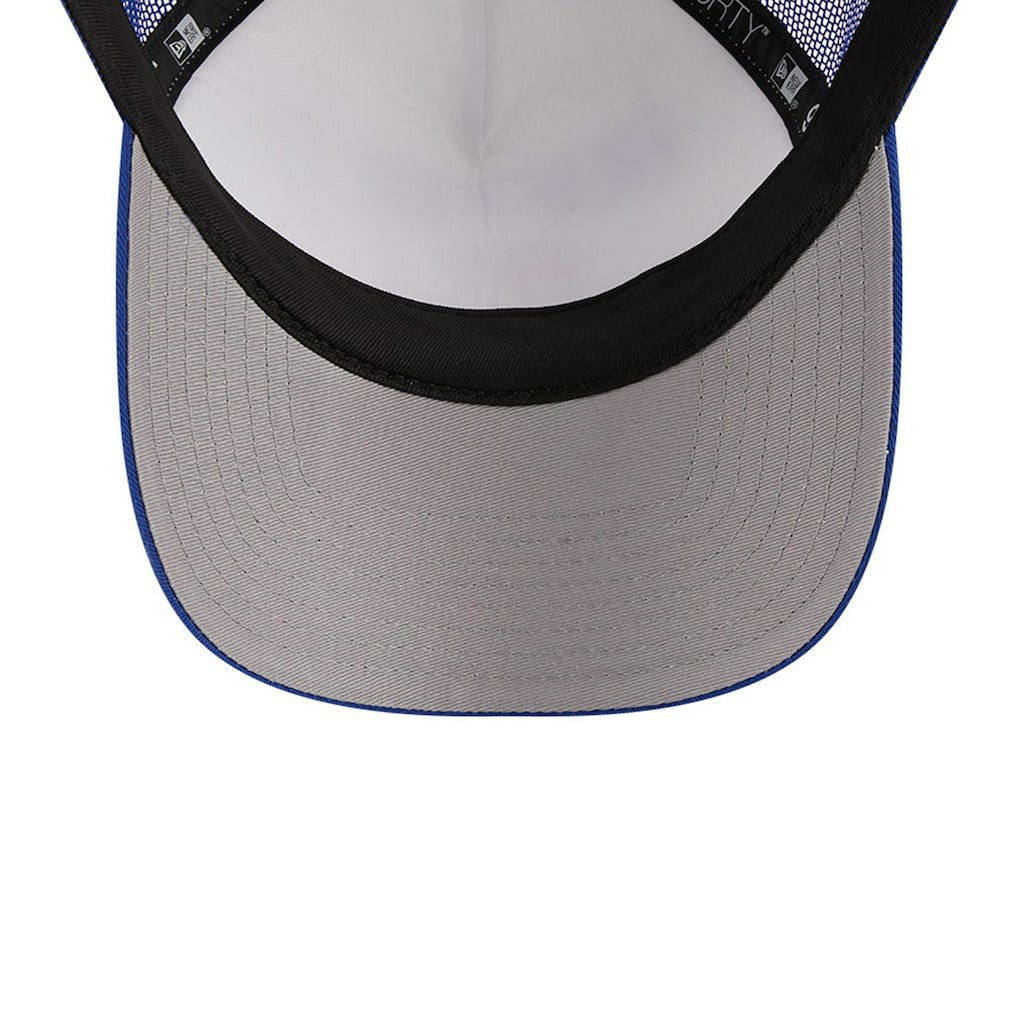 Buffalo Bills New Era Stacked A-Frame Trucker 9FORTY Adjustable Hat - White/Royal on sale