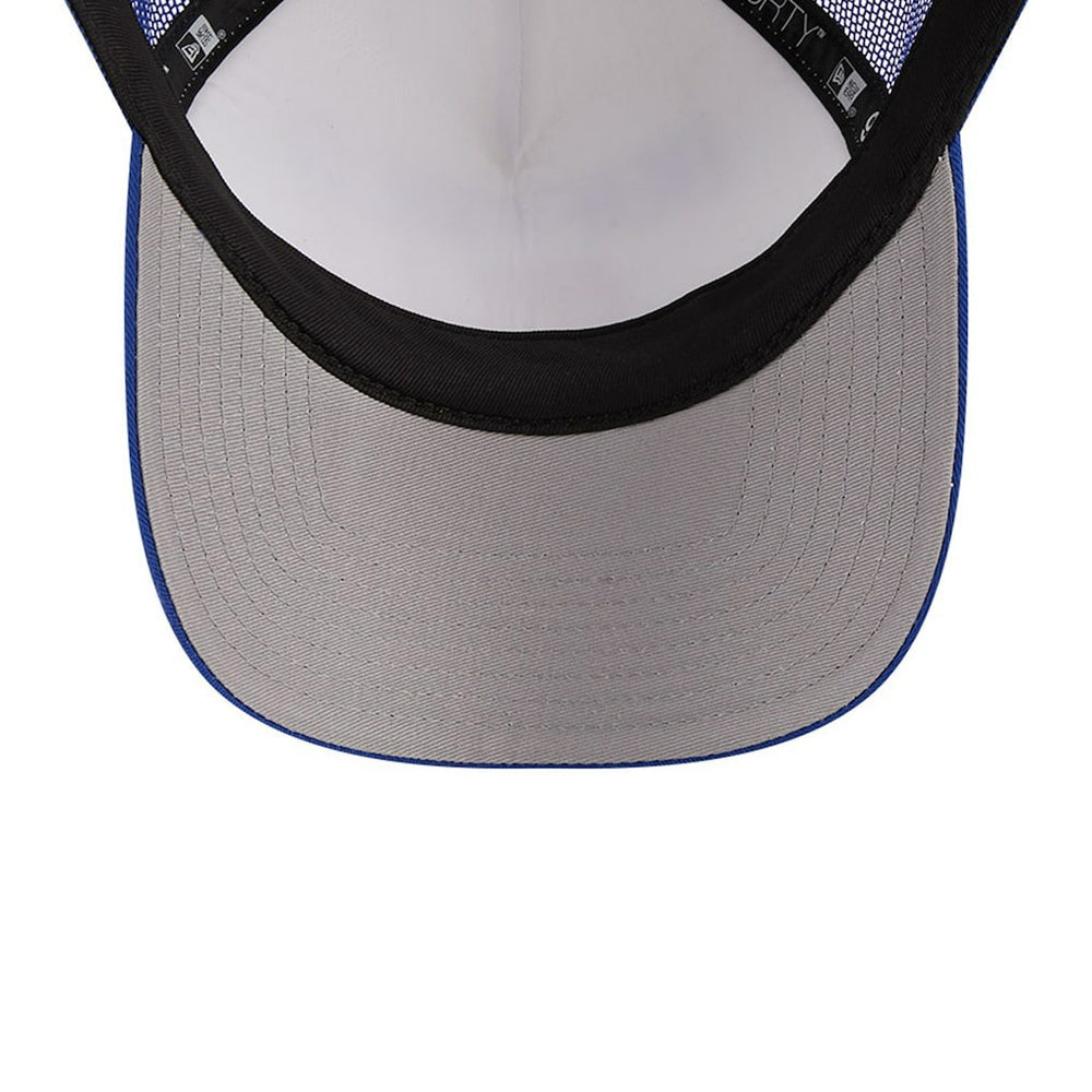 Buffalo Bills New Era Stacked A-Frame Trucker 9FORTY Adjustable Hat - White/Royal on sale