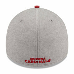 Arizona Cardinals New Era Striped 39THIRTY Flex Hat - Heather Gray/Cardinal on sale