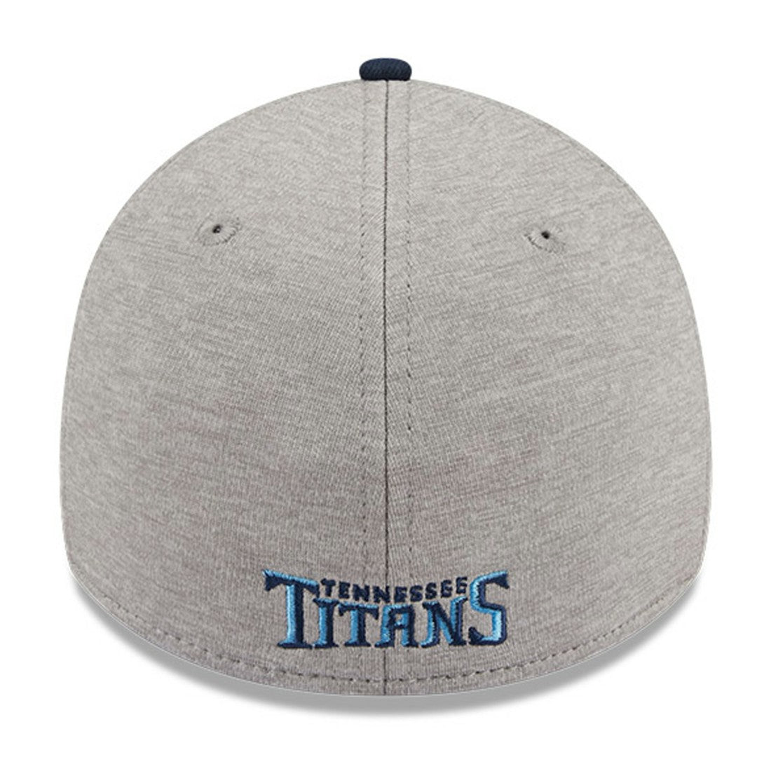 Tennessee Titans New Era Striped 39THIRTY Flex Hat - Heather Gray/Navy for sale