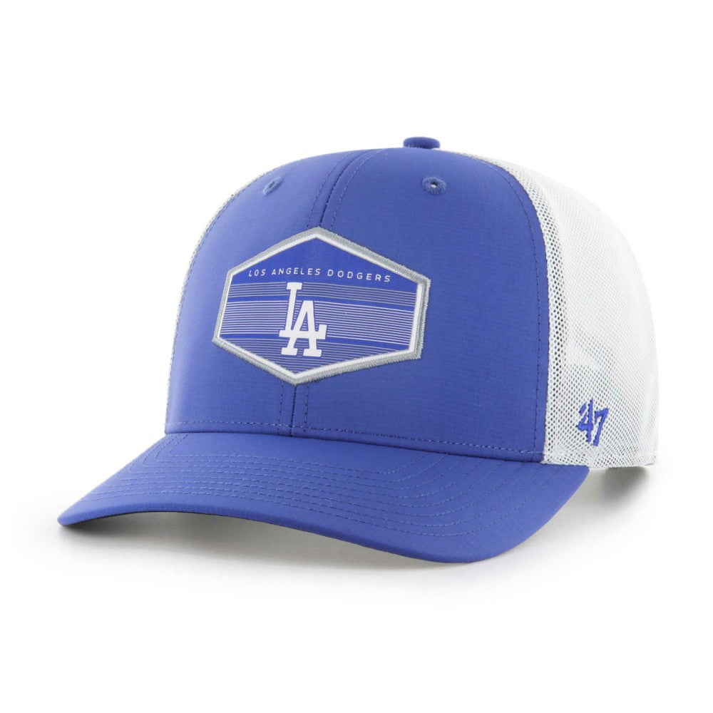 Los Angeles Dodgers Burgess Trucker Snapback Hat Royal/White