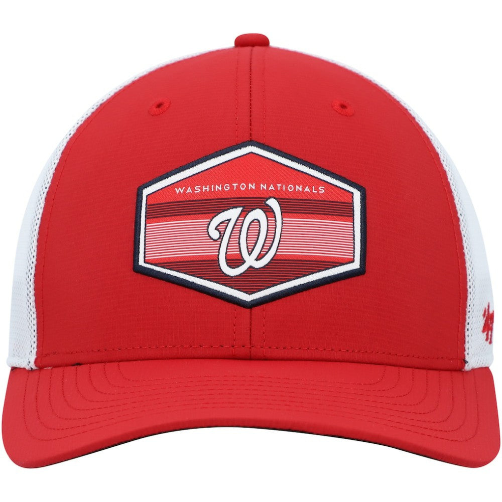 Washington Nationals Burgess Trucker Snapback Hat Red/White
