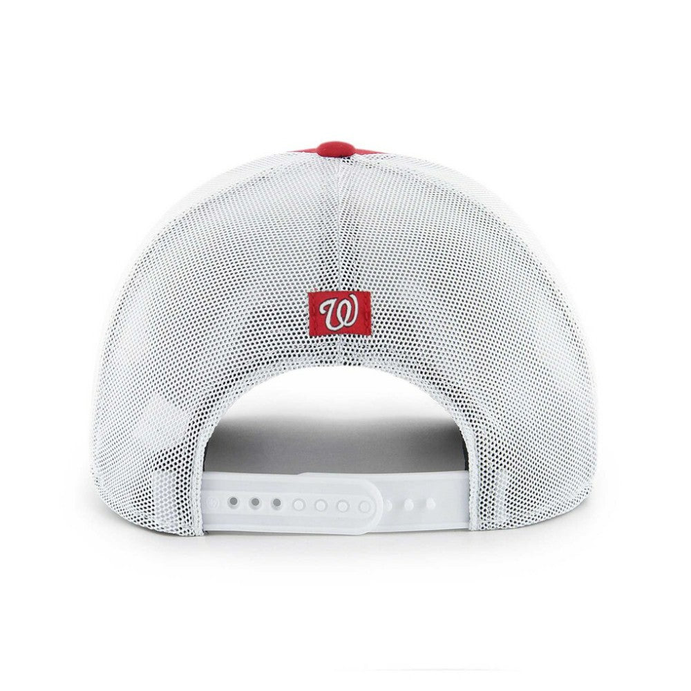 Washington Nationals Burgess Trucker Snapback Hat Red/White