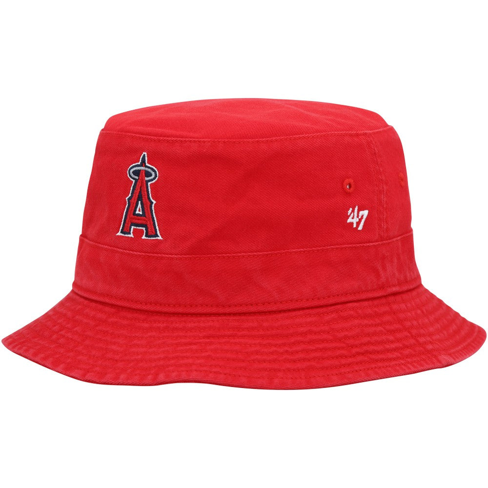 Los Angeles Angels Primary Bucket Hat Red