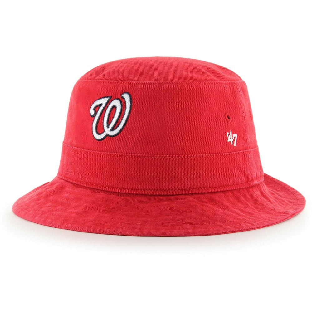 Washington Nationals Primary Bucket Hat Red