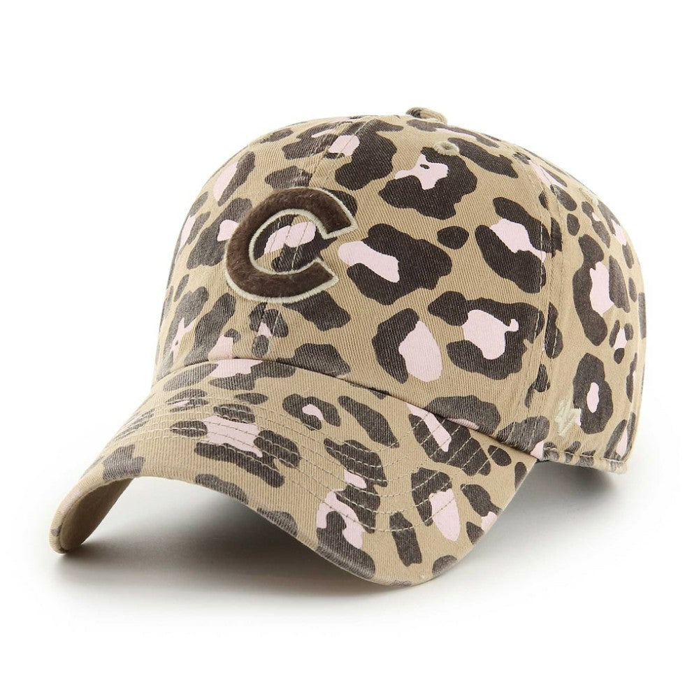 Chicago Cubs Women's Bagheera Clean Up Adjustable Hat Khaki