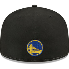 Golden State Warriors Pop Front 59FIFTY Fitted Hat sale - Black/Royal cheap
