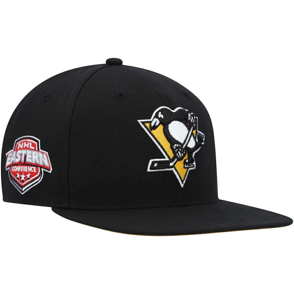 Pittsburgh Penguins '47 Sure Shot Captain Snapback Hat - Black Hats