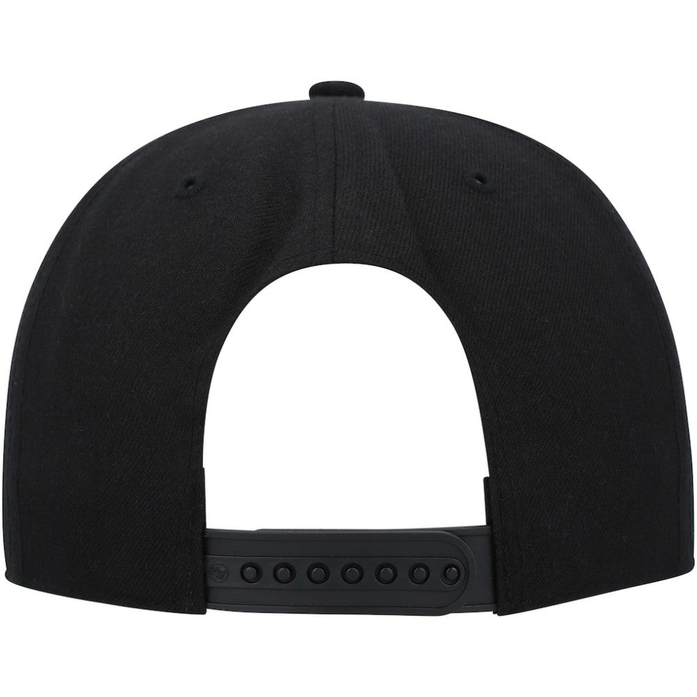 Pittsburgh Penguins '47 Sure Shot Captain Snapback Hat - Black Hats